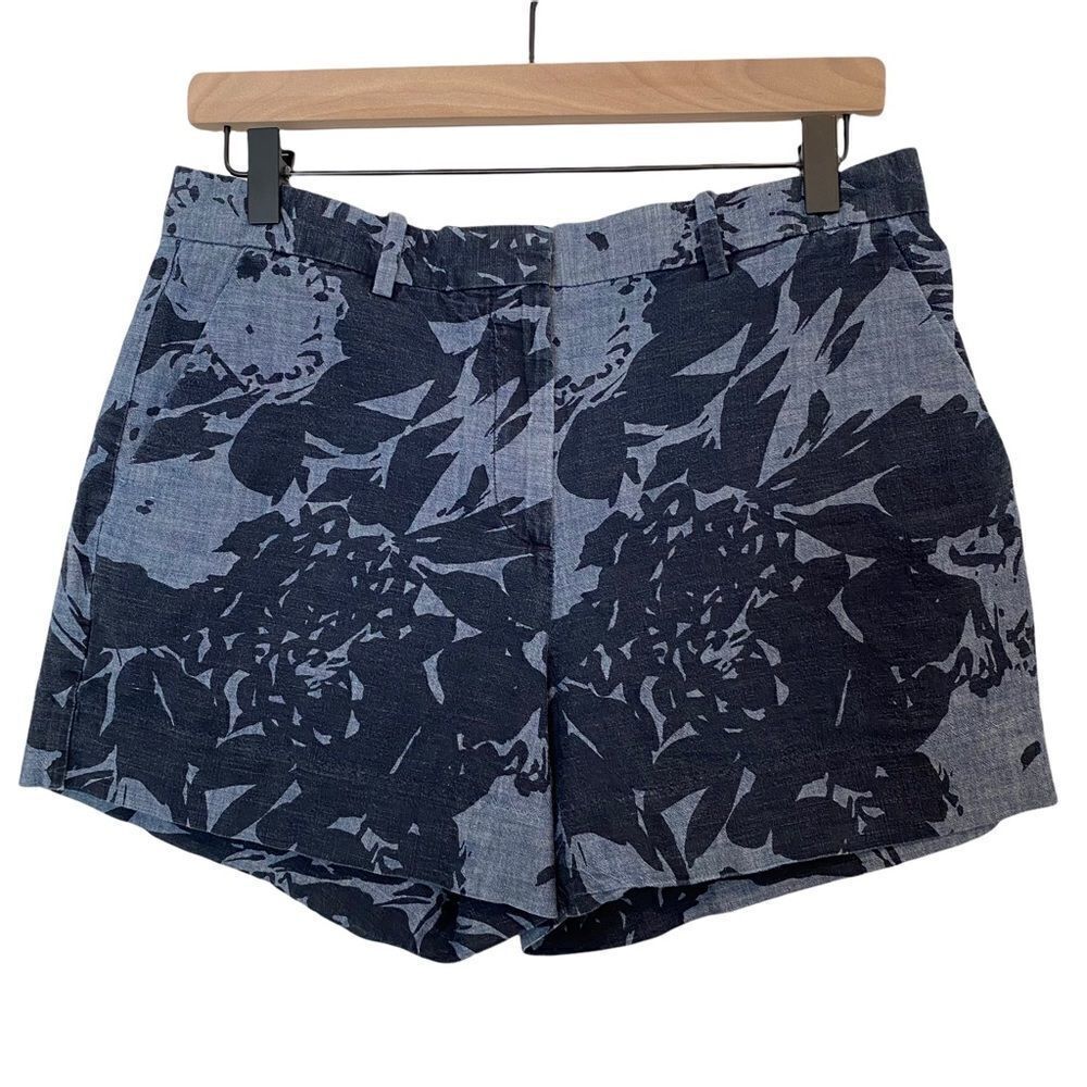 GAP Tailored Shorts Blue Tropical Print size 6